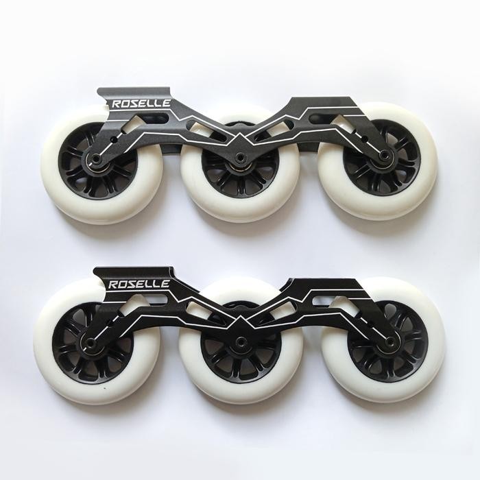 FRAME inline skate HIGHSPEED Sepatu roda 3x100mm Three Wheels SET Best Seller