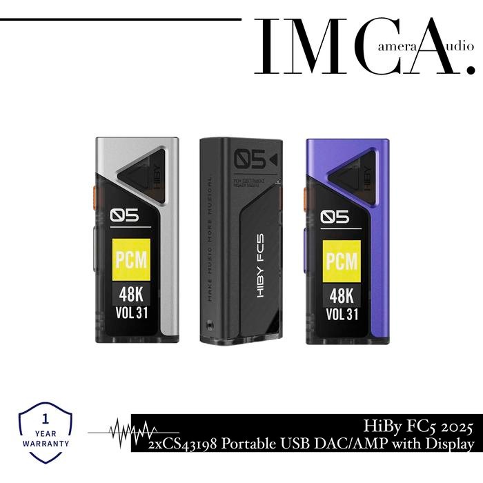 Hiby Fc5 2025 Dual Cs43198 Portable Usb Dac Amp With Display