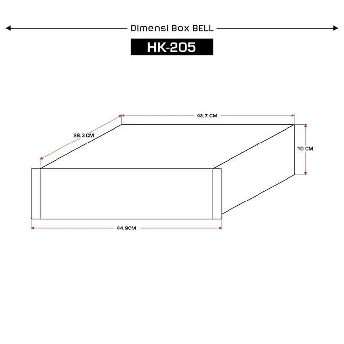 Box Power Amplifier Bell Hk 205 Hk205 Box Bell