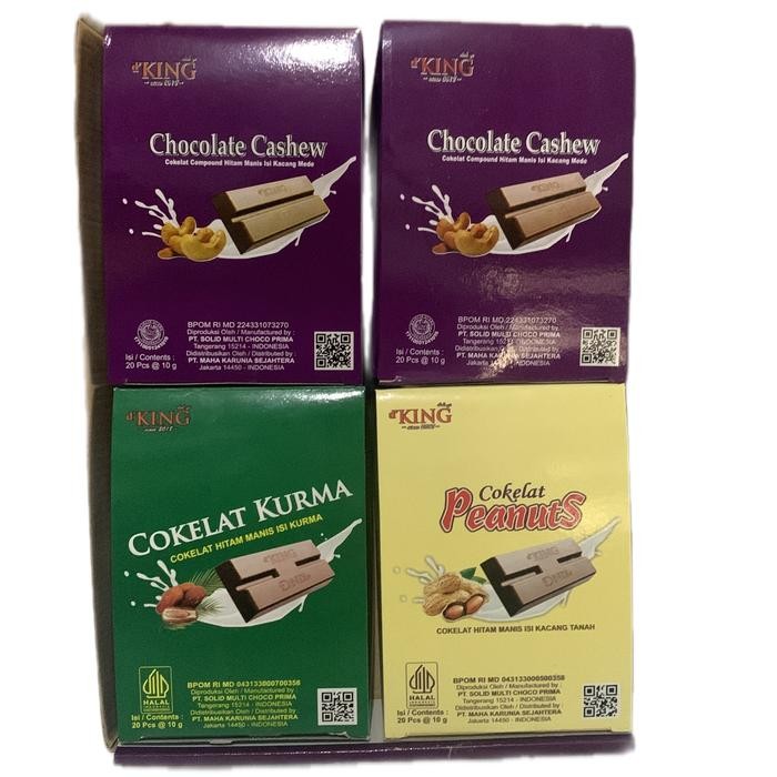 

Coklat Cakup DKing ( 2 Pak Cashew, 1 Pak Kurma & 1 Pak Peanut ) Chocolate Food
