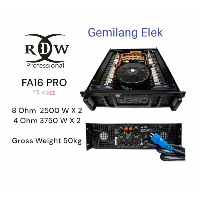 Power Amplifier Rdw Fa16