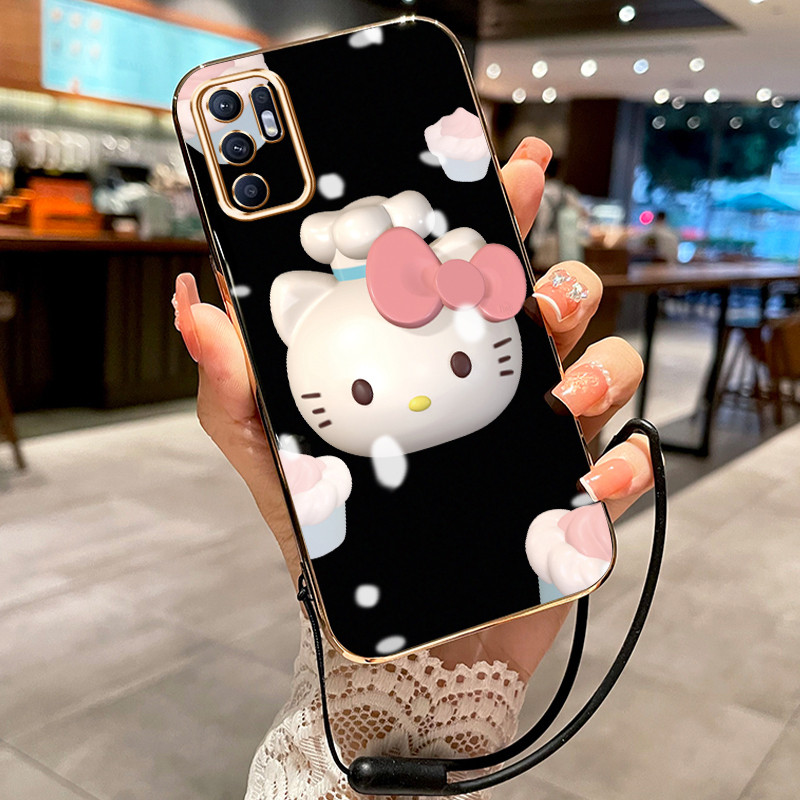 Casing Hp Untuk OPPO Reno 6 4G Reno 6 5G Case Casing Kesing hewan peliharaan lucu HP pelindung silik