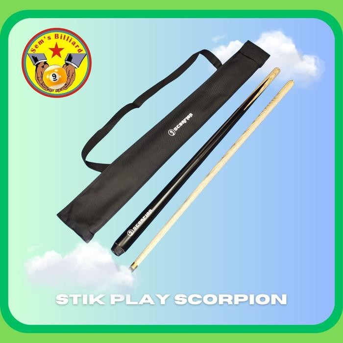 Stick Billiard Bola Besar - Stick Bola Billiard Scorpion - Stick Billiard-Stik Biliyar-Stick Billiar