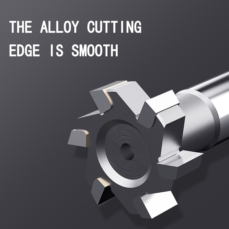 NWK Tungsten carbide T-slot milling cutter with straight shank Tungsten steel T-slot milling cutter 