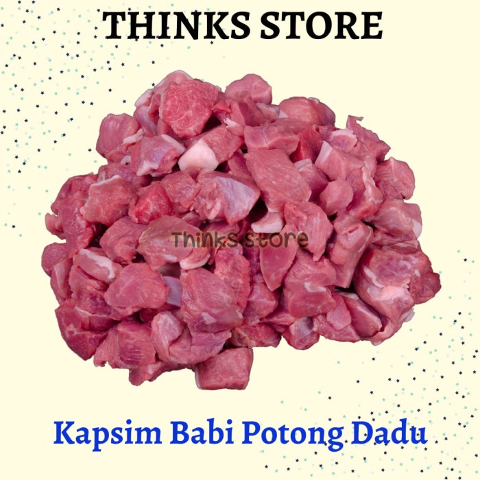

PORK KAPSIM CUT DADU - KAPSIM UKURAN DADU - BABI BALI KODE 1378