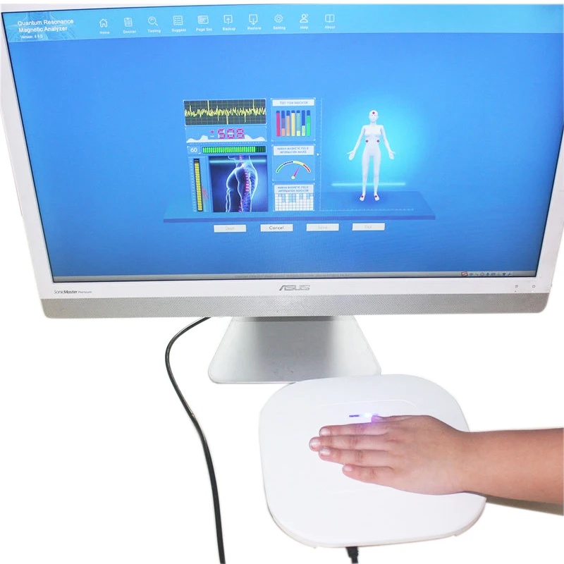 New New 52 Reports Quantum Resonance Magnetic Analyzer QMR-998 Hand Touch Body Analyzer Multiple Lan