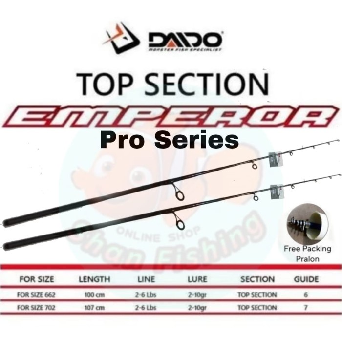 UJUNG JORAN / TOP SECTION DAIDO EMPEROR PRO SERIES (ORIGINAL PART) KODE 959
