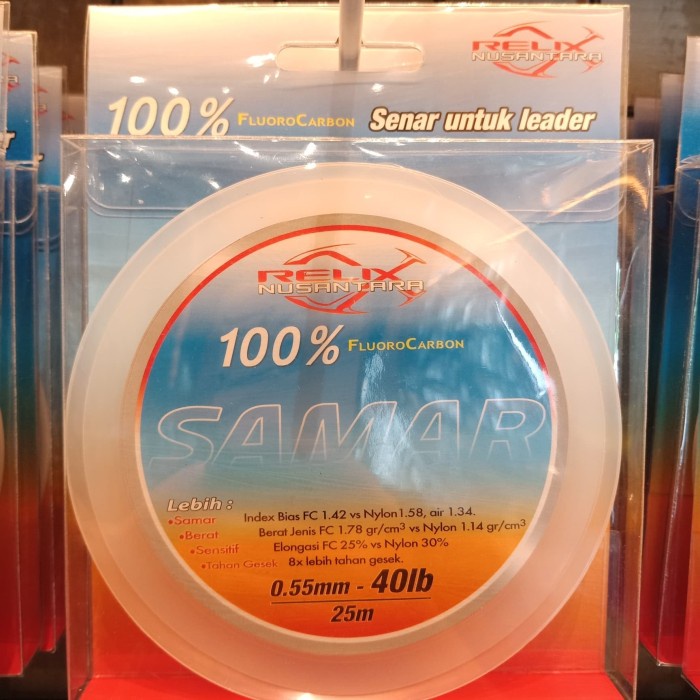 SENAR LEADER SAMAR 40 LB 100% FLUROCARBON KODE 794