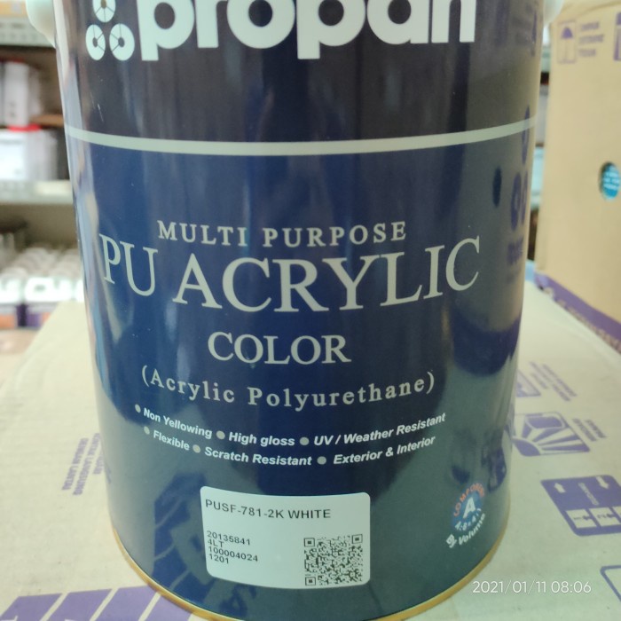 propan pu multipurpose pu acrylic white Glos/Doff/Satin 5 Literset