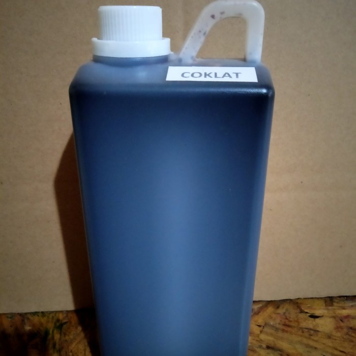 

PROMO TINTA STEMPEL WARNA FLASH OTOMATIS 1 LITER WARNA COKLAT COD