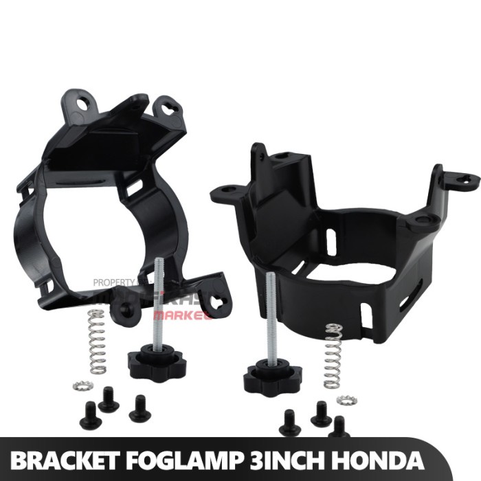 Dudukan Foglamp Honda Universal Bracket Foglamp Biled Honda 3 Inch Universal Baut Atur Ketinggian