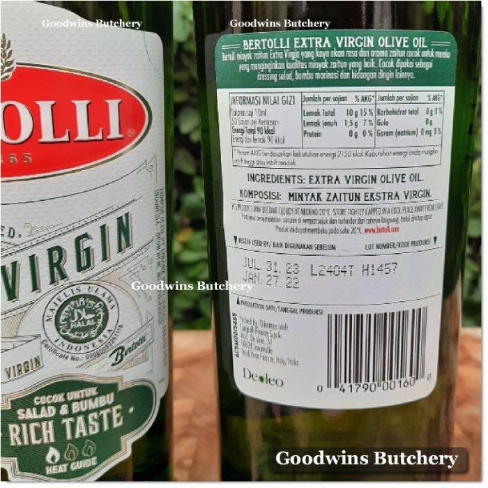 

Promo Bertolli Olive Oil Extra Virgin Rich Taste Minyak Zaitun Italy Natural Ready