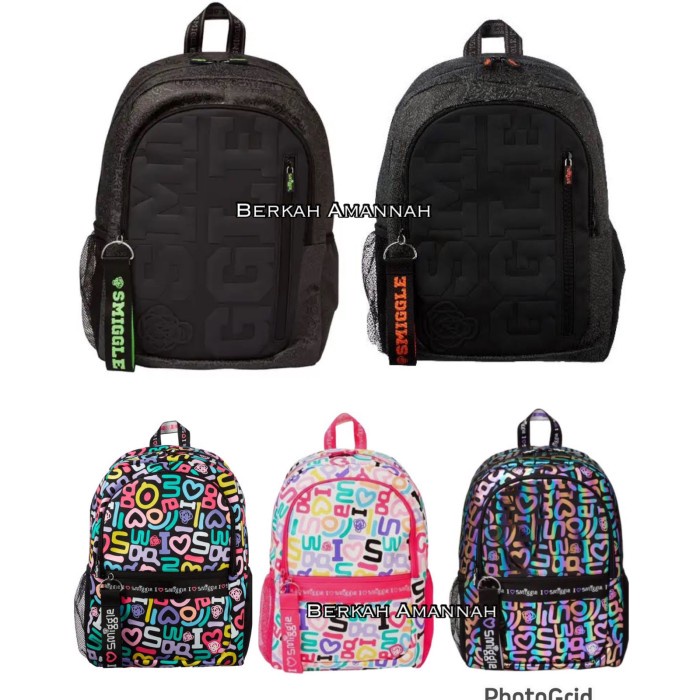 TAS I LOVE SMIGGLE/BACKPACK SMIGGLER/SMIGGLE ORI KODE 1056