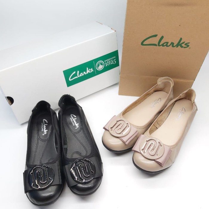 BEST SELLER SEPATU WANITA FLAT CLARKS 21801 ORIGINAL