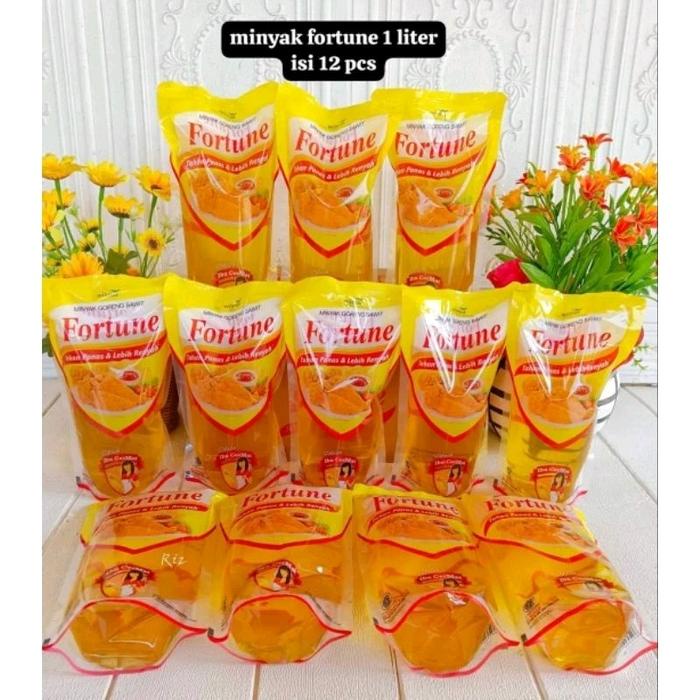 

terbaru !!! minyak fortune 1ltr 1 dus isi 12 ready