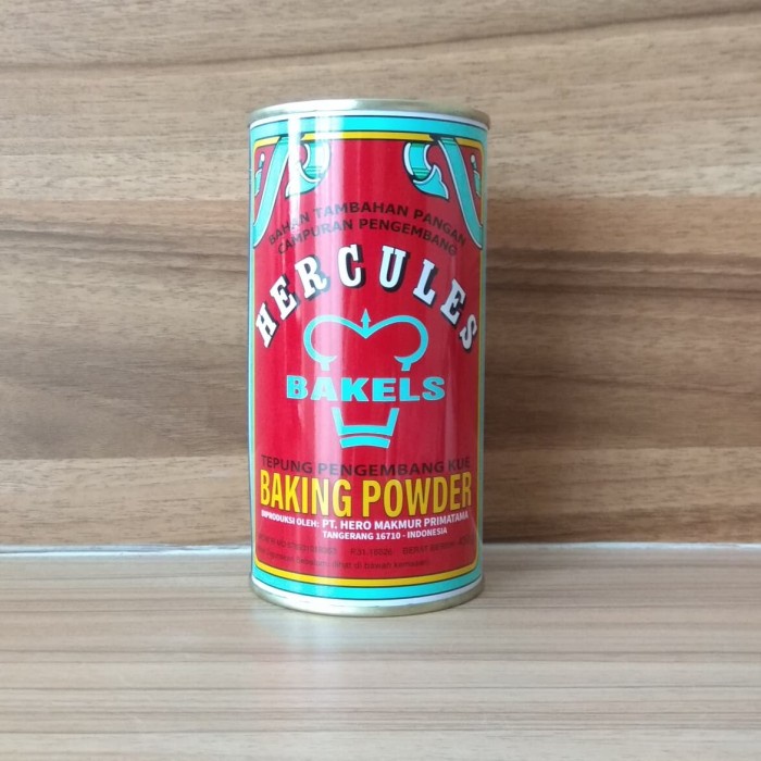 

DOUBLE ACTING BAKING POWDER HERCULES - 450GR KODE 345