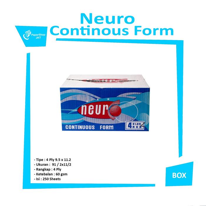 

NEURO Continous Form 91/2 x 11 4 Ply/2 ( K4/2 )