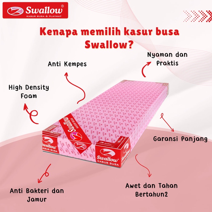 KASUR BUSA SWALLOW GARANSI 20 THN NO 1 2 3 4 5 6