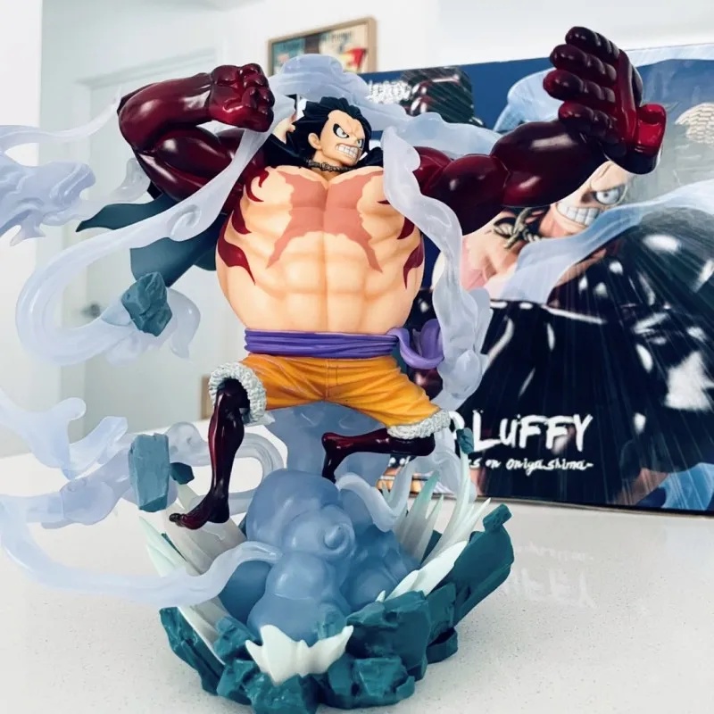 HAL Original Genuine Bandai Figuart Zero Fz One Piece 21cm Luffy  Pvc Anime Figurine Models Decorati