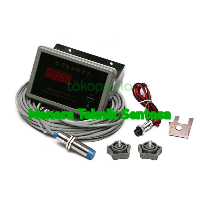 Digital Tachometer Untuk Mesin Diesel 0-9999 Rpm