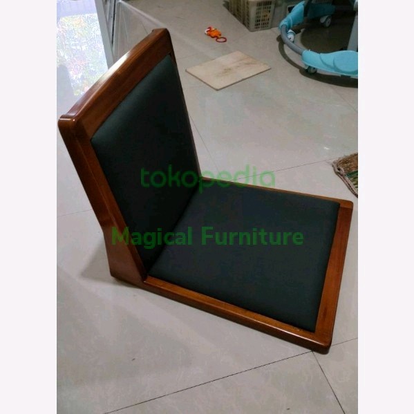 Bisa Grab Kursi Lesehan Minimalis Kayu Jati
