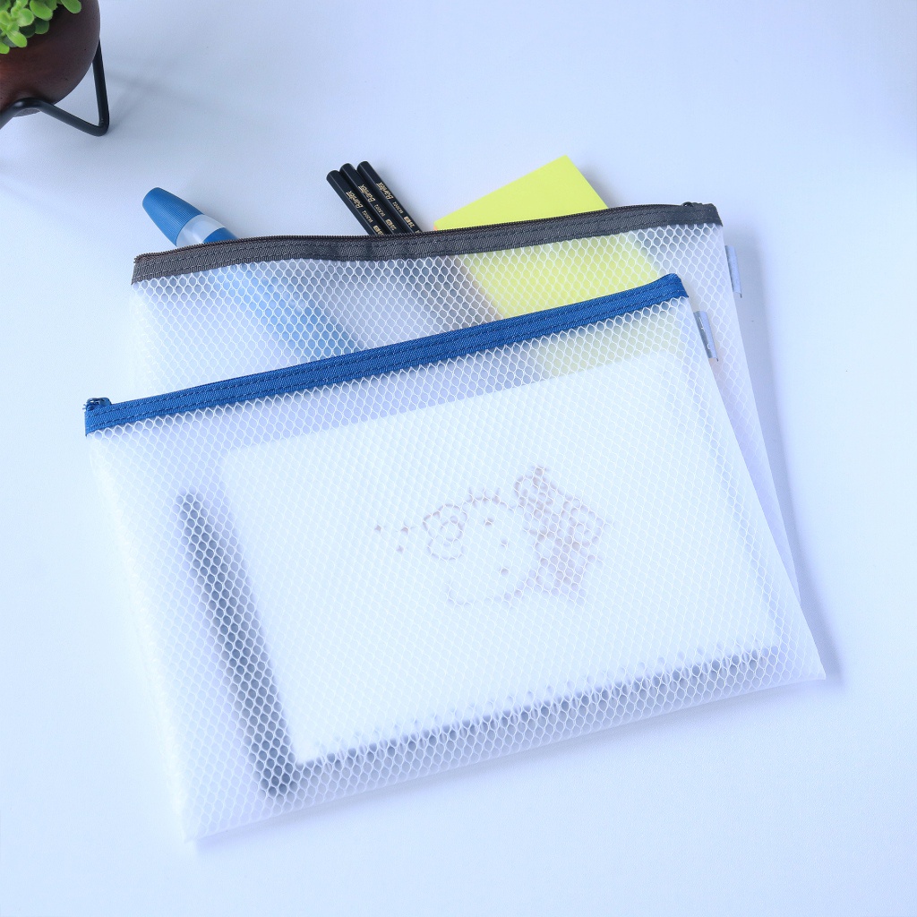 

[Pelangi Stationery] BANTEX Zipper Bag Transparan Ritsleting Ukuran B5 BF2102