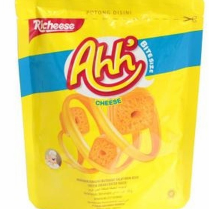 MAKANAN RINGAN RICHEESE AH BITE POUCH 50GR