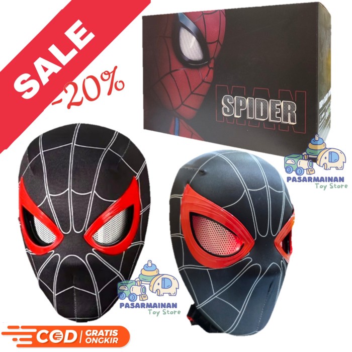 Mainan Topeng Mask Spiderman Headgear Spiderman Cosplay Mask Topeng