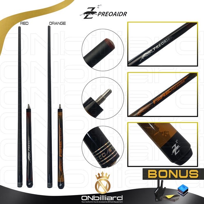 PREOAIDR JUMP Cue Stick Jump Carbon Stik Billiard
