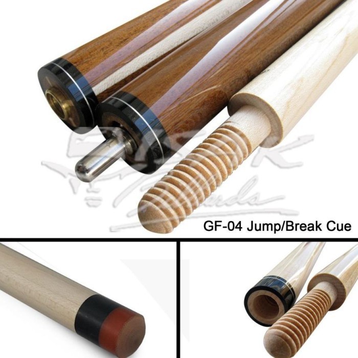 TERBARU Gino Ferrari GF-04 Jump Break Cue - Stik Loncat Brek Billiard Stick