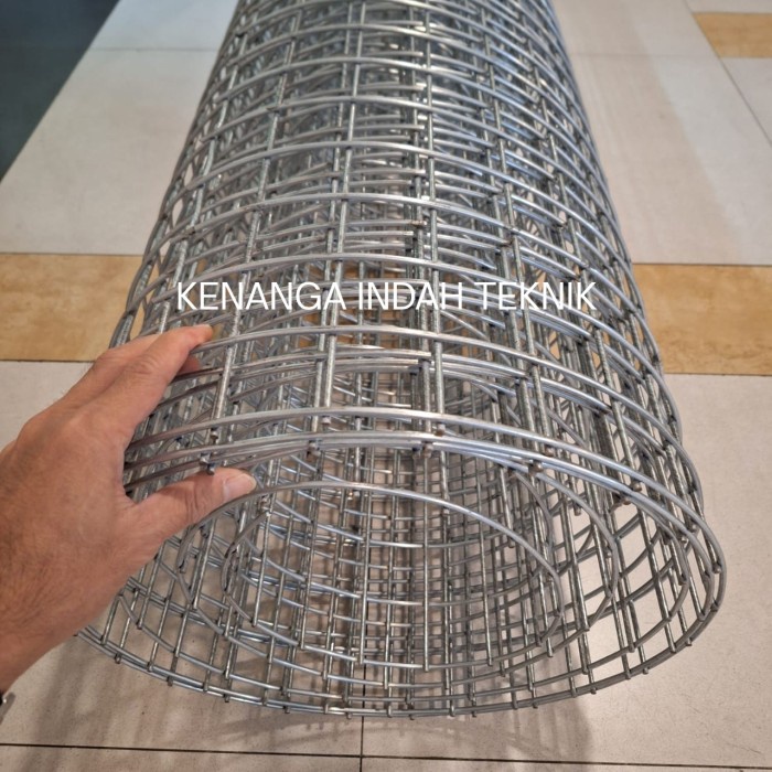 TERLARIS Wiremesh Galvanis 4mm x 50mm x 50mm / Kawat Loket Meteran Model Las