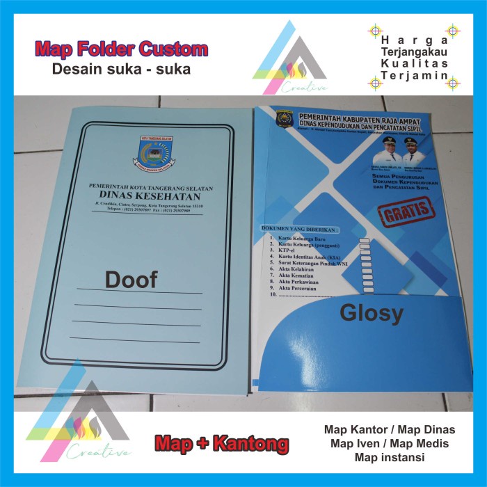 

TERBARU CETAK MAP FOLDER full color map medis map medical map dinas map kantor BISA GRAB!