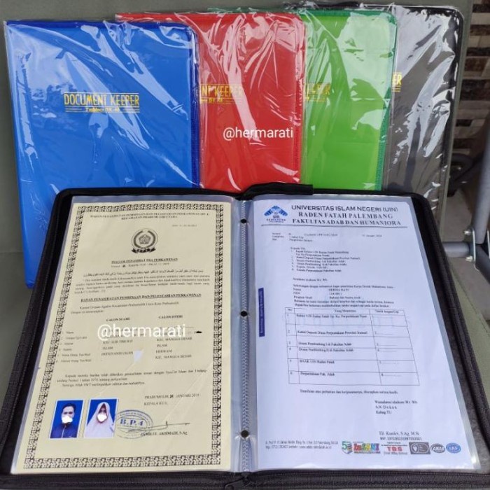 

TERBARU [Baru] Map organizer dokumen F4 ANTI AIR dokumen keeper document