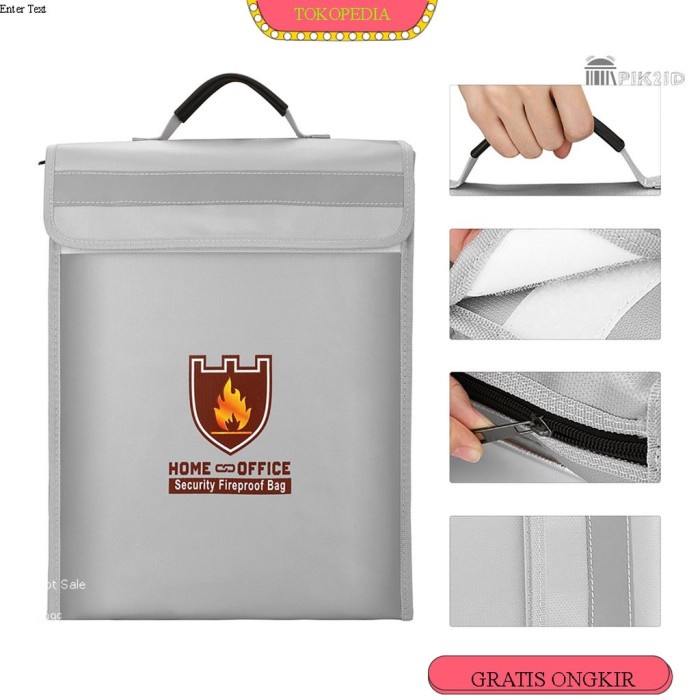

TERBARU Tas Dokumen Tahan Api Anti Air Safe Case Dengan Untuk Barang Berharga