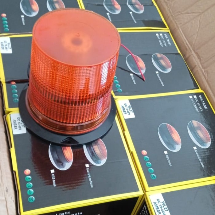 Wl27 Led Rotary Amber 12-48