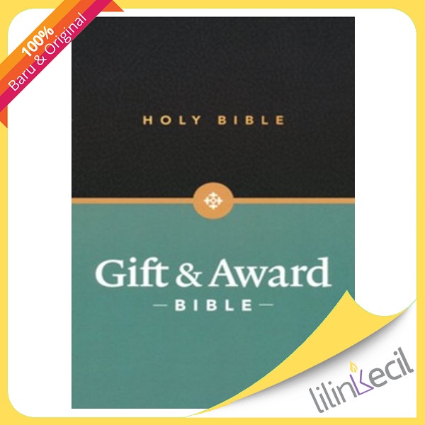

Ready Buku Nlt Gift And Award Bible, Imitation Leather, Black & Burgundy
