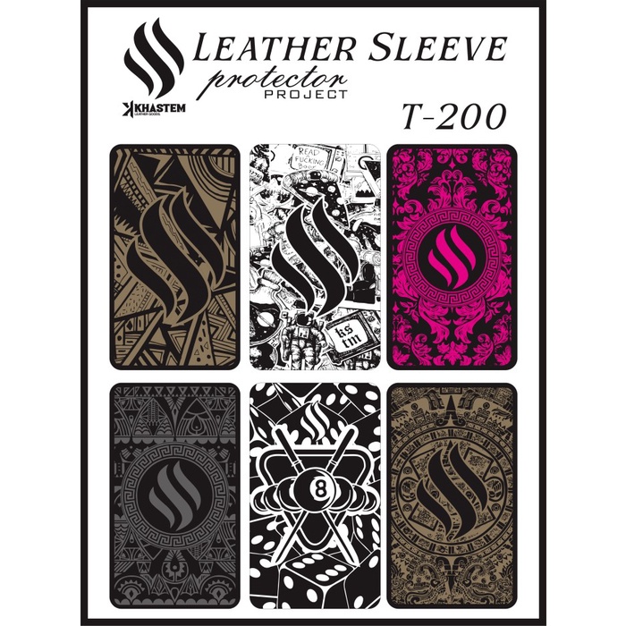 

Leather Sleeve Case trml T200 KHASTEM Kulit Sapi Asli Free Ukir Nama Kode 140