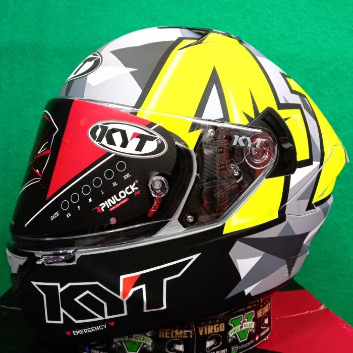 Helm Kyt Nfr Aliex Espargaro 2019 Nfr Espargaro 2019 Dobel Visor