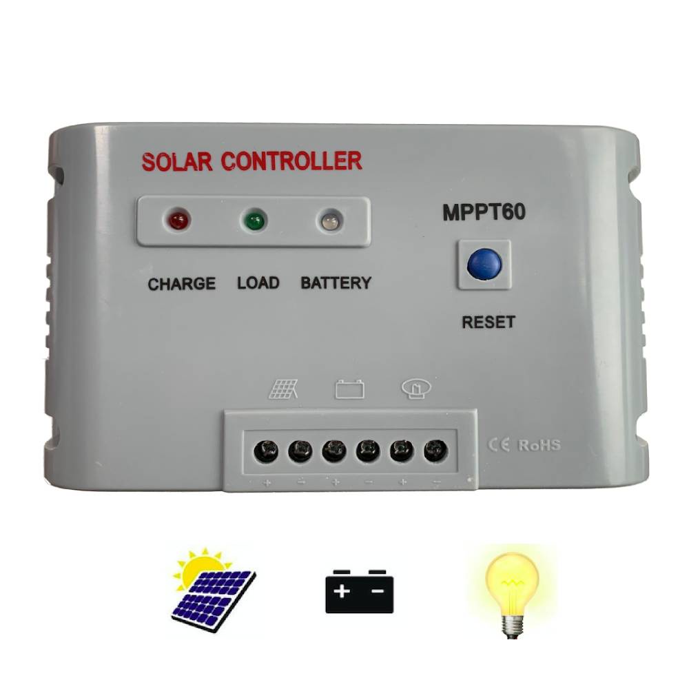 MONC MPPT Solar Charge Controller 40A 50A 60A 48V Solar Battery Charge Load PV Controller