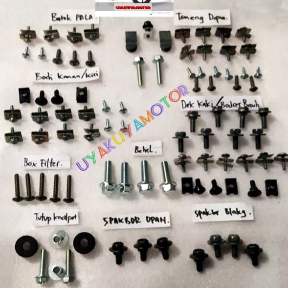 Baut Fullset Body Beat Fi 2013-2015