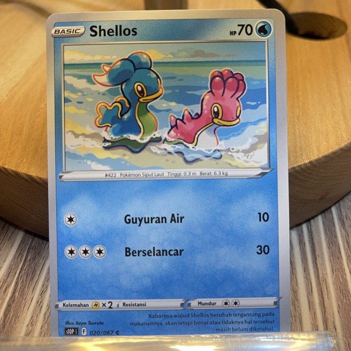 (BRI) Kartu Pokemon TCG Shellos s10p 020/067 Penyulap Ruang
