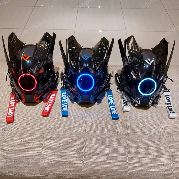 diy cyberpunk mask cosplay v6