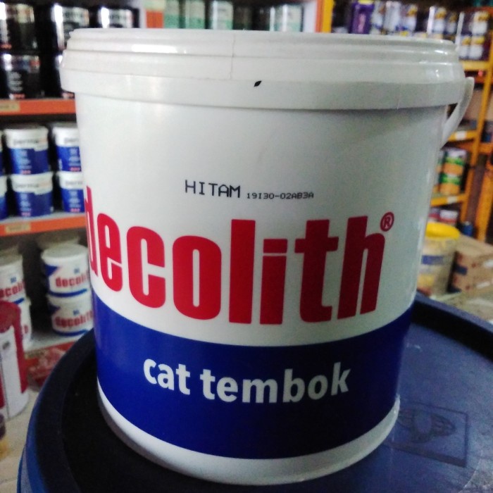 Decolith 25 Kg Hitam Cat Tembok