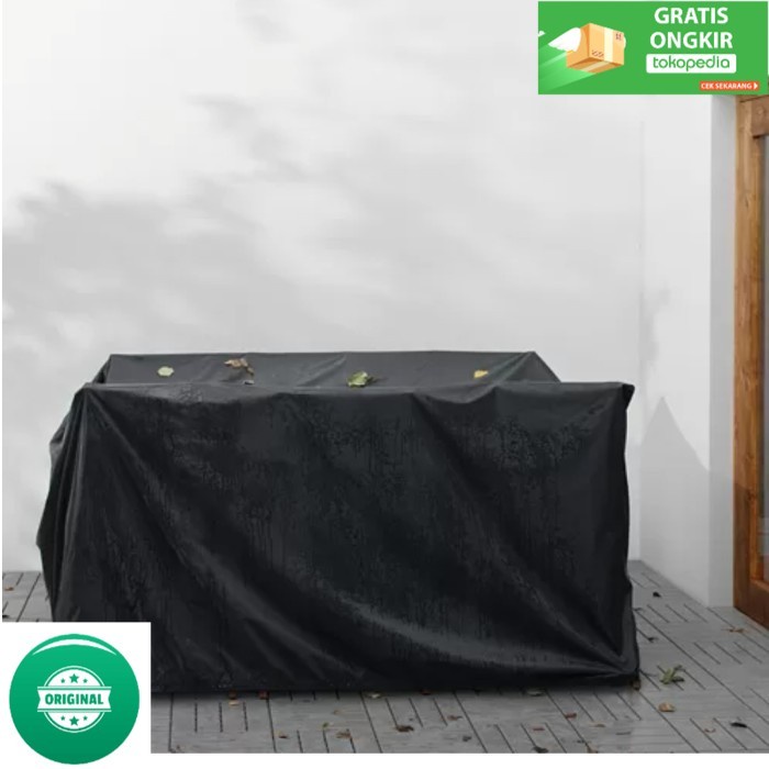 TERLARIS GD Sarung Pelindung Meja & Bangku Taman Outdoor 215x135cm - Hitam