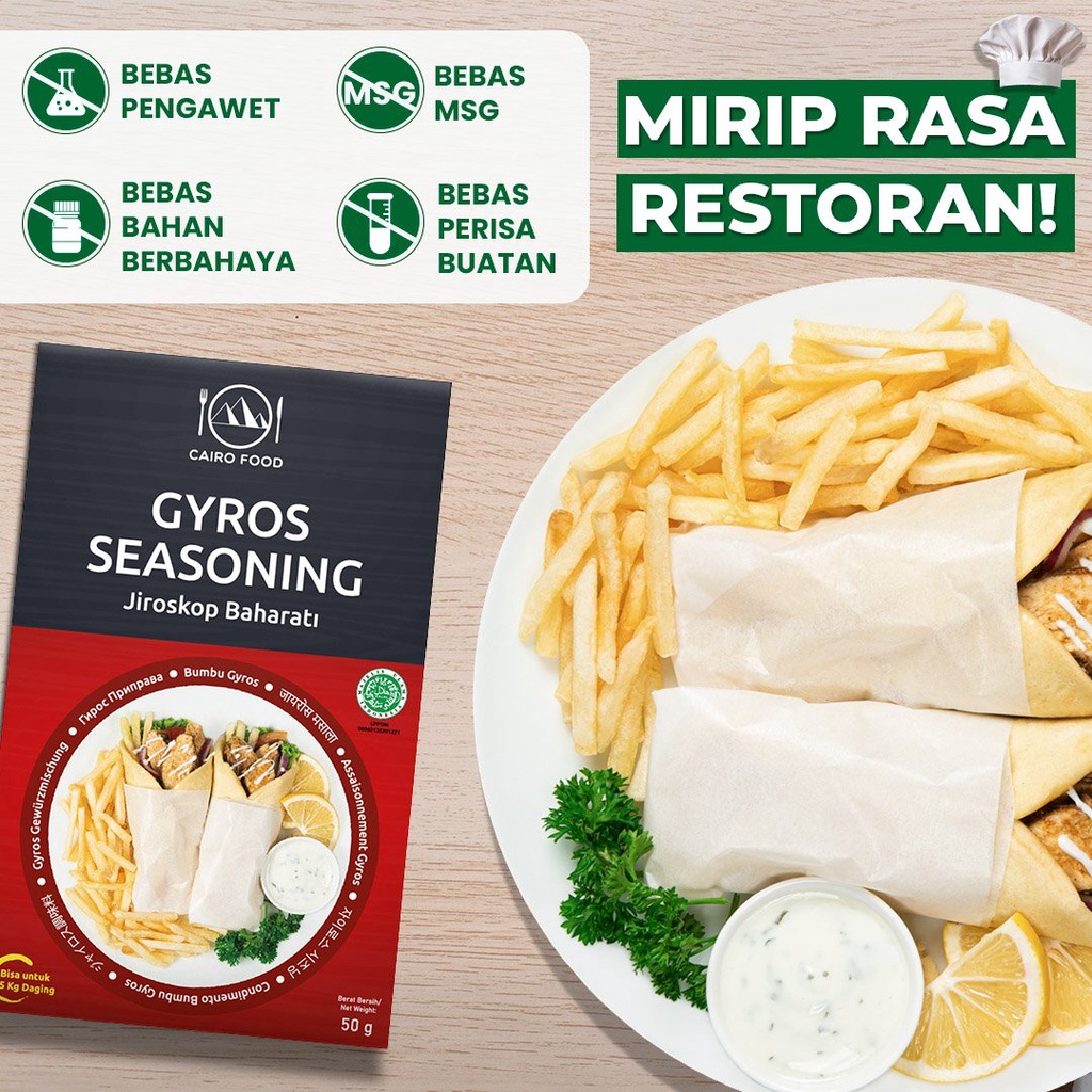 

Bumbu Gyros Premium Untuk Profesional - Cairo Food