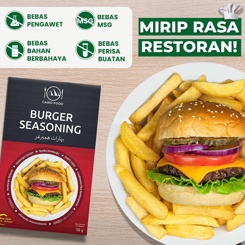 

Bumbu Hamburger Premium Untuk Profesional - Cairo Food