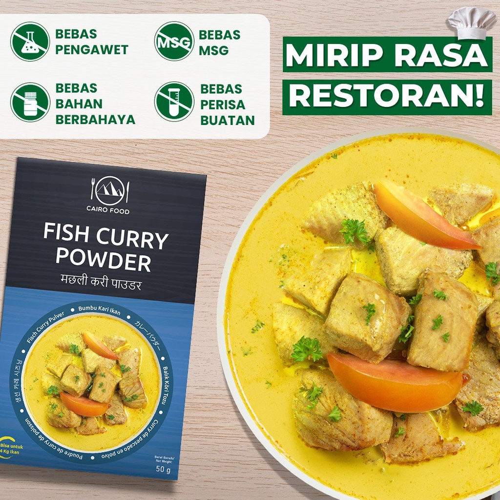 

Bumbu Kari Ikan Premium Untuk Profesional - Cairo Food