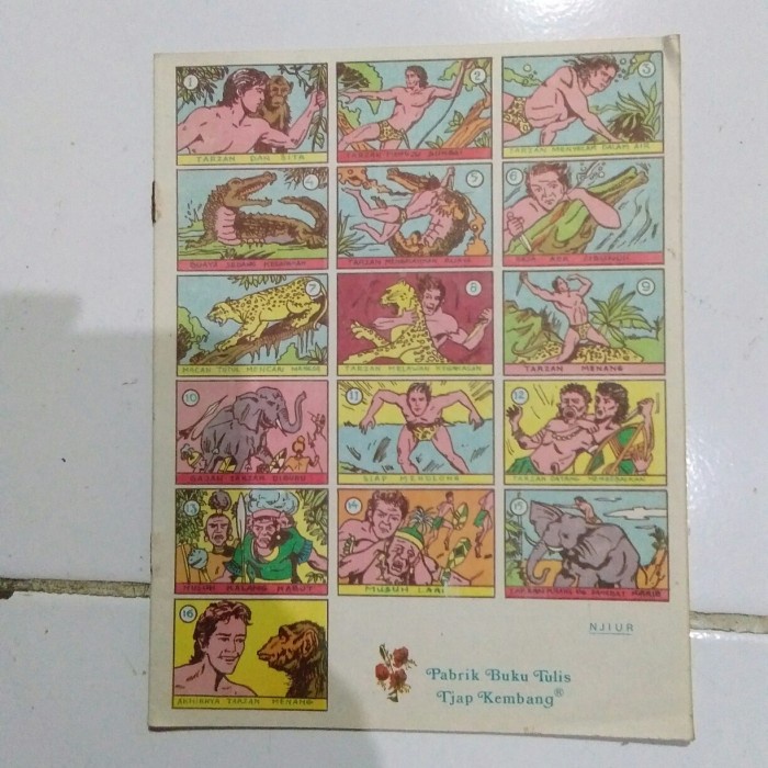 

Buku Tulis Jadul Original Cover Umbul Tarzan