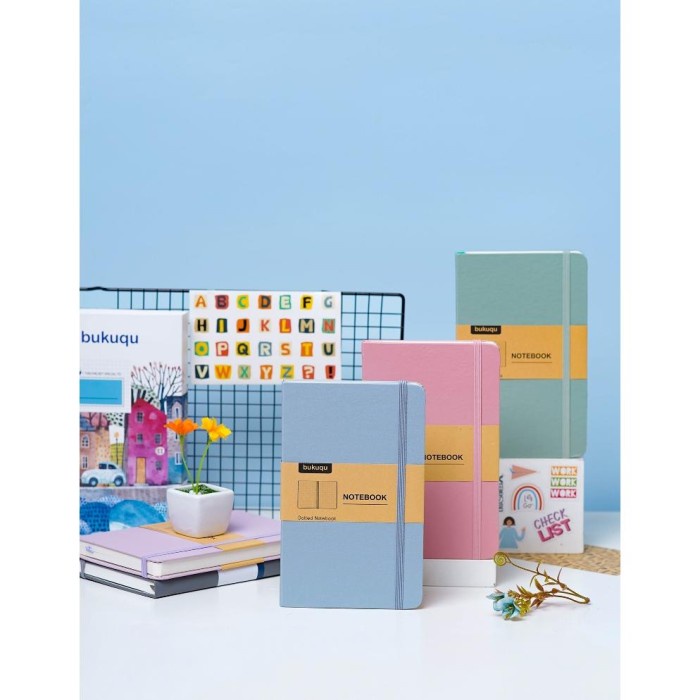 

Bukuqu Classic Notebook Pastel Edition - Bullet Journal - Planner - Buku Agenda