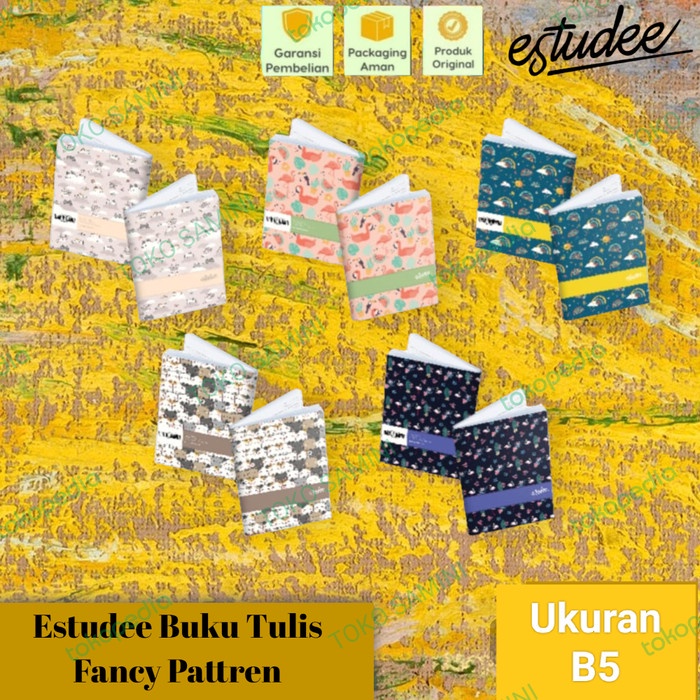

Buku Tulis Boxy B5 Estudee Fancy Pettren 48 Lembar Isi 10